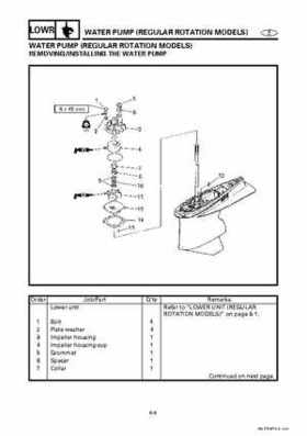Yamaha Marine Outboards Factory Service / Repair/ Workshop Manual 225G 250B L250B, Page 148