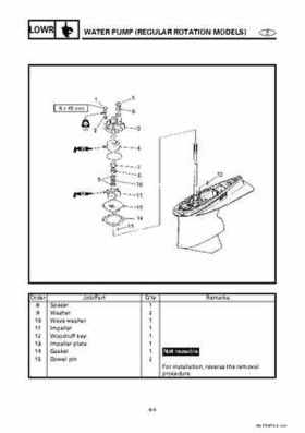 Yamaha Marine Outboards Factory Service / Repair/ Workshop Manual 225G 250B L250B, Page 149