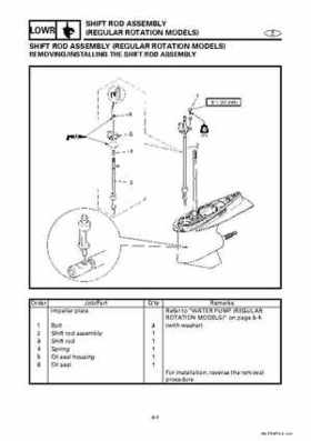 Yamaha Marine Outboards Factory Service / Repair/ Workshop Manual 225G 250B L250B, Page 151