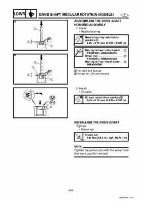 Yamaha Marine Outboards Factory Service / Repair/ Workshop Manual 225G 250B L250B, Page 164