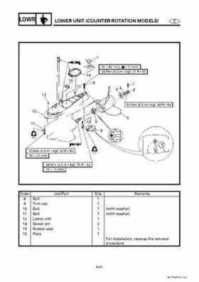 Yamaha Marine Outboards Factory Service / Repair/ Workshop Manual 225G 250B L250B, Page 169