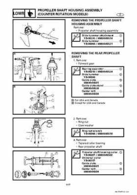 Yamaha Marine Outboards Factory Service / Repair/ Workshop Manual 225G 250B L250B, Page 181