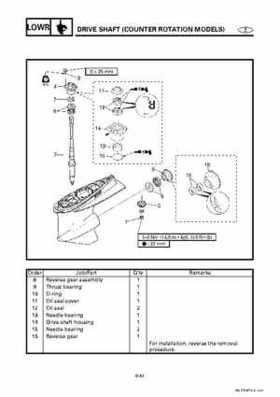 Yamaha Marine Outboards Factory Service / Repair/ Workshop Manual 225G 250B L250B, Page 187