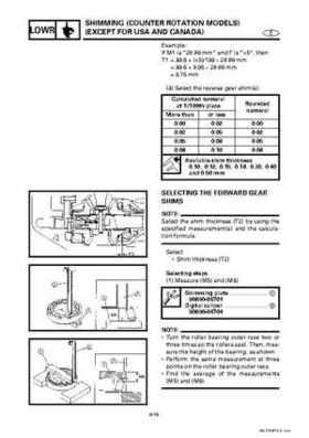 Yamaha Marine Outboards Factory Service / Repair/ Workshop Manual 225G 250B L250B, Page 220