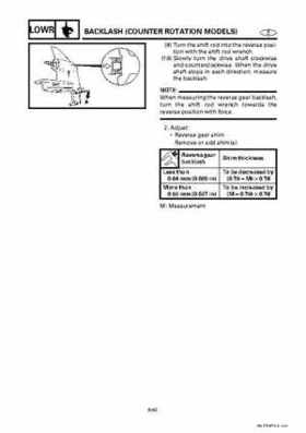 Yamaha Marine Outboards Factory Service / Repair/ Workshop Manual 225G 250B L250B, Page 226