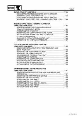 Yamaha Marine Outboards Factory Service / Repair/ Workshop Manual 225G 250B L250B, Page 228