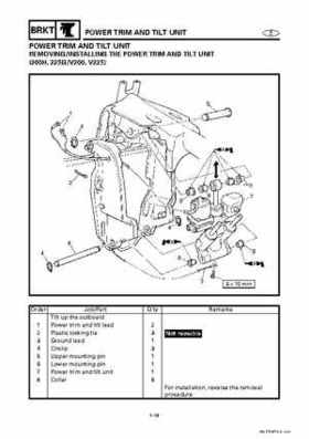 Yamaha Marine Outboards Factory Service / Repair/ Workshop Manual 225G 250B L250B, Page 248