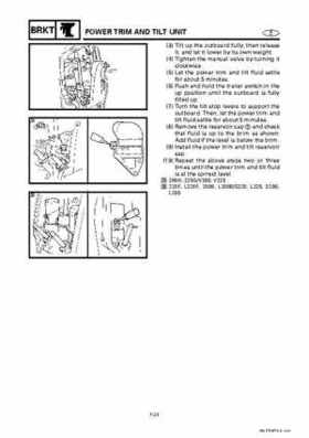 Yamaha Marine Outboards Factory Service / Repair/ Workshop Manual 225G 250B L250B, Page 252
