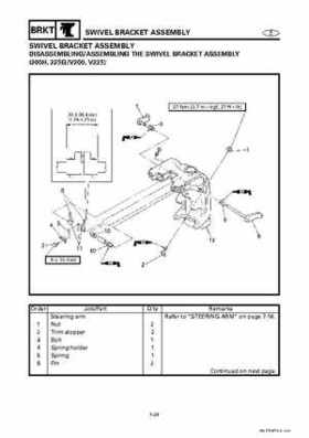 Yamaha Marine Outboards Factory Service / Repair/ Workshop Manual 225G 250B L250B, Page 257