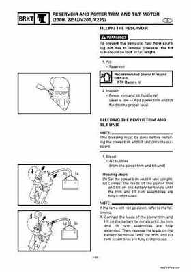 Yamaha Marine Outboards Factory Service / Repair/ Workshop Manual 225G 250B L250B, Page 264
