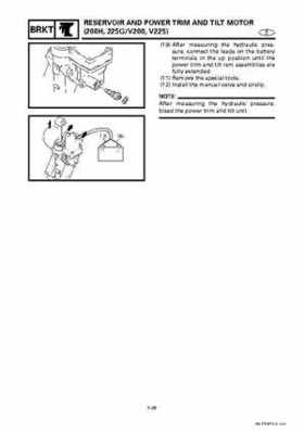 Yamaha Marine Outboards Factory Service / Repair/ Workshop Manual 225G 250B L250B, Page 268
