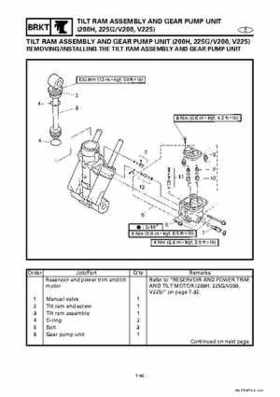 Yamaha Marine Outboards Factory Service / Repair/ Workshop Manual 225G 250B L250B, Page 269