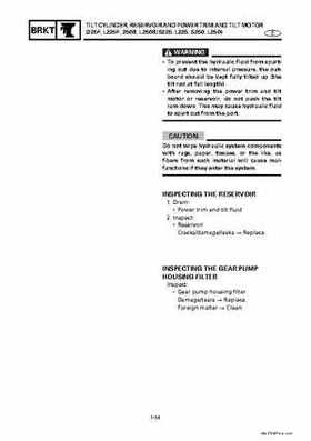 Yamaha Marine Outboards Factory Service / Repair/ Workshop Manual 225G 250B L250B, Page 283