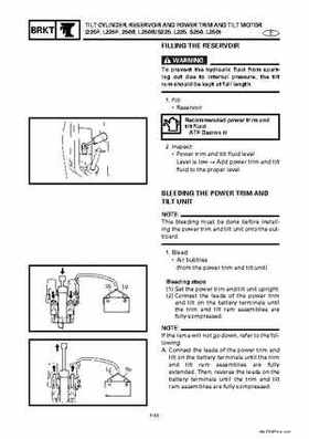 Yamaha Marine Outboards Factory Service / Repair/ Workshop Manual 225G 250B L250B, Page 284