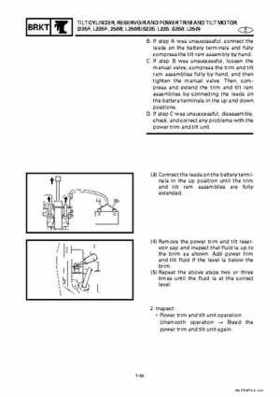 Yamaha Marine Outboards Factory Service / Repair/ Workshop Manual 225G 250B L250B, Page 285