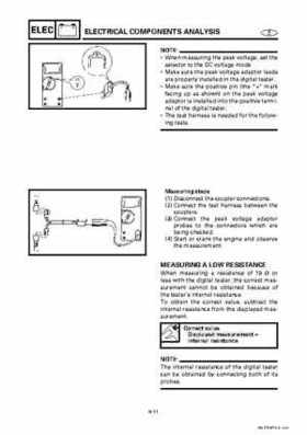 Yamaha Marine Outboards Factory Service / Repair/ Workshop Manual 225G 250B L250B, Page 308