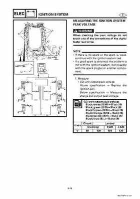 Yamaha Marine Outboards Factory Service / Repair/ Workshop Manual 225G 250B L250B, Page 311
