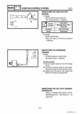 Yamaha Marine Outboards Factory Service / Repair/ Workshop Manual 225G 250B L250B, Page 317