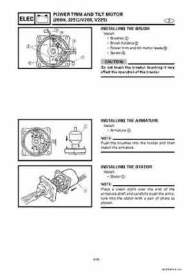 Yamaha Marine Outboards Factory Service / Repair/ Workshop Manual 225G 250B L250B, Page 347