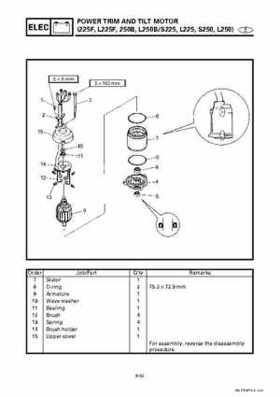 Yamaha Marine Outboards Factory Service / Repair/ Workshop Manual 225G 250B L250B, Page 349