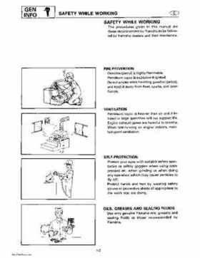 Yamaha Marine Outboards Factory Service / Repair/ Workshop Manual T9.9T F9.9T, Page 10