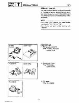 Yamaha Marine Outboards Factory Service / Repair/ Workshop Manual T9.9T F9.9T, Page 13