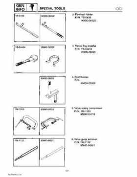 Yamaha Marine Outboards Factory Service / Repair/ Workshop Manual T9.9T F9.9T, Page 15