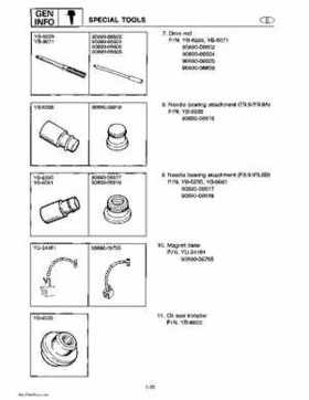 Yamaha Marine Outboards Factory Service / Repair/ Workshop Manual T9.9T F9.9T, Page 18