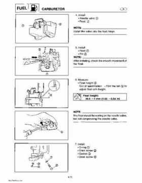 Yamaha Marine Outboards Factory Service / Repair/ Workshop Manual T9.9T F9.9T, Page 71