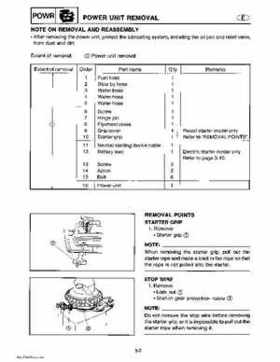 Yamaha Marine Outboards Factory Service / Repair/ Workshop Manual T9.9T F9.9T, Page 77