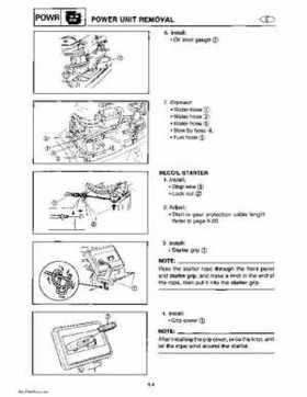 Yamaha Marine Outboards Factory Service / Repair/ Workshop Manual T9.9T F9.9T, Page 79