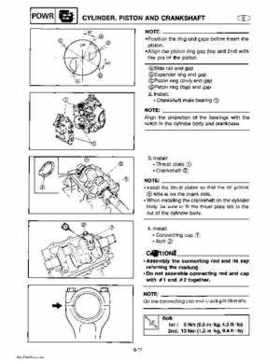 Yamaha Marine Outboards Factory Service / Repair/ Workshop Manual T9.9T F9.9T, Page 92