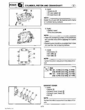 Yamaha Marine Outboards Factory Service / Repair/ Workshop Manual T9.9T F9.9T, Page 93