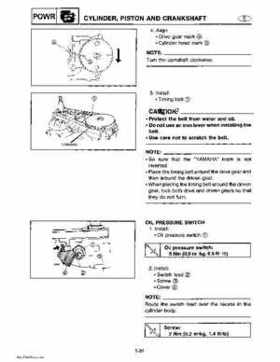 Yamaha Marine Outboards Factory Service / Repair/ Workshop Manual T9.9T F9.9T, Page 95