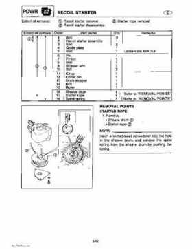 Yamaha Marine Outboards Factory Service / Repair/ Workshop Manual T9.9T F9.9T, Page 117