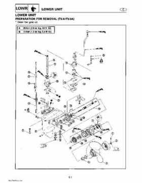Yamaha Marine Outboards Factory Service / Repair/ Workshop Manual T9.9T F9.9T, Page 123