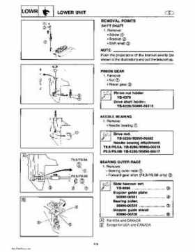 Yamaha Marine Outboards Factory Service / Repair/ Workshop Manual T9.9T F9.9T, Page 127