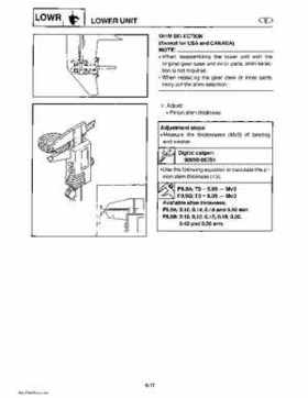 Yamaha Marine Outboards Factory Service / Repair/ Workshop Manual T9.9T F9.9T, Page 139