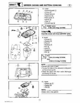 Yamaha Marine Outboards Factory Service / Repair/ Workshop Manual T9.9T F9.9T, Page 155