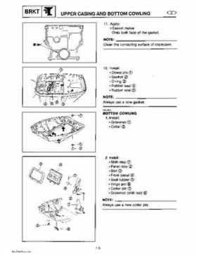 Yamaha Marine Outboards Factory Service / Repair/ Workshop Manual T9.9T F9.9T, Page 156