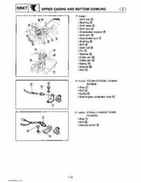 Yamaha Marine Outboards Factory Service / Repair/ Workshop Manual T9.9T F9.9T, Page 158