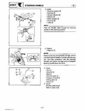 Yamaha Marine Outboards Factory Service / Repair/ Workshop Manual T9.9T F9.9T, Page 170