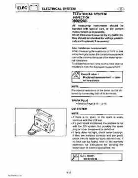Yamaha Marine Outboards Factory Service / Repair/ Workshop Manual T9.9T F9.9T, Page 183