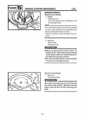 Yamaha Outboard F15A F9.9C, FT9.9D F15 Service Manual, Page 190