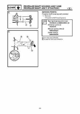 Yamaha Outboard F15A F9.9C, FT9.9D F15 Service Manual, Page 290