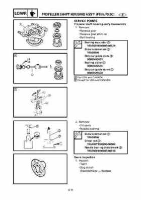 Yamaha Outboard F15A F9.9C, FT9.9D F15 Service Manual, Page 298