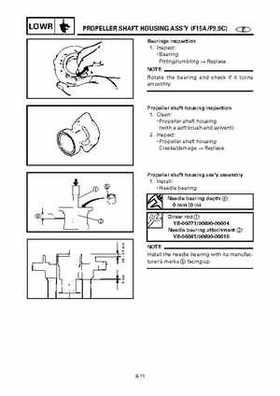 Yamaha Outboard F15A F9.9C, FT9.9D F15 Service Manual, Page 300