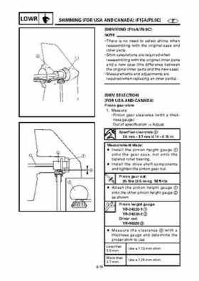 Yamaha Outboard F15A F9.9C, FT9.9D F15 Service Manual, Page 316