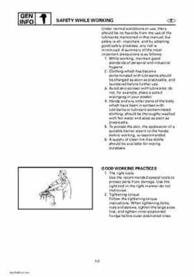 Yamaha Outboard Motors Factory Service Manual F6 and F8, Page 26