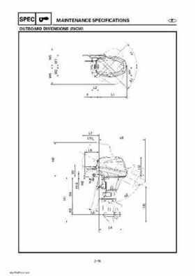 Yamaha Outboard Motors Factory Service Manual F6 and F8, Page 76